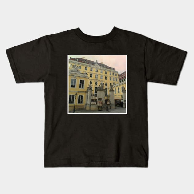 Dresden Germany sightseeing trip photography from city scape Europe trip Kids T-Shirt by BoogieCreates